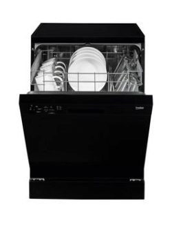 Beko Dfc0421B 12-Place Dishwasher With 4 Wash Programmes - Next Day Delivery - Black